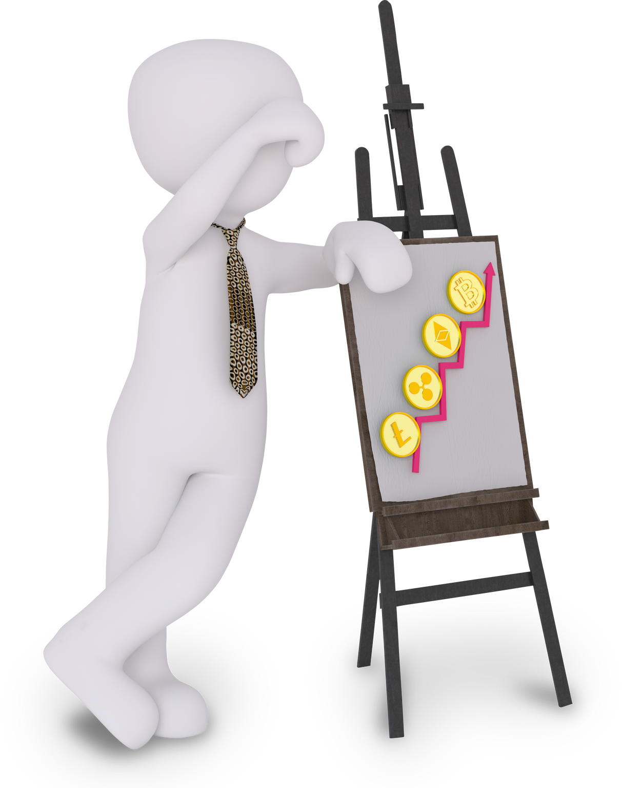 Crypto Training with a Chart Illustration